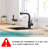 Sink Faucet, Black Kitchen Faucets With Pull Out Sprayer, Bathroom Sink Faucets Mini Bar Prep Faucet