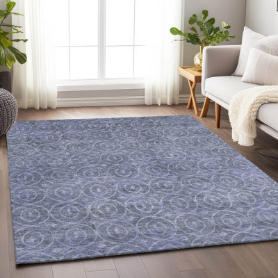 Tapis intérieur / extérieur Zafrine Denim