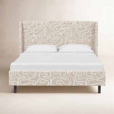 Laurel Upholstered Low Profile Platform Bed