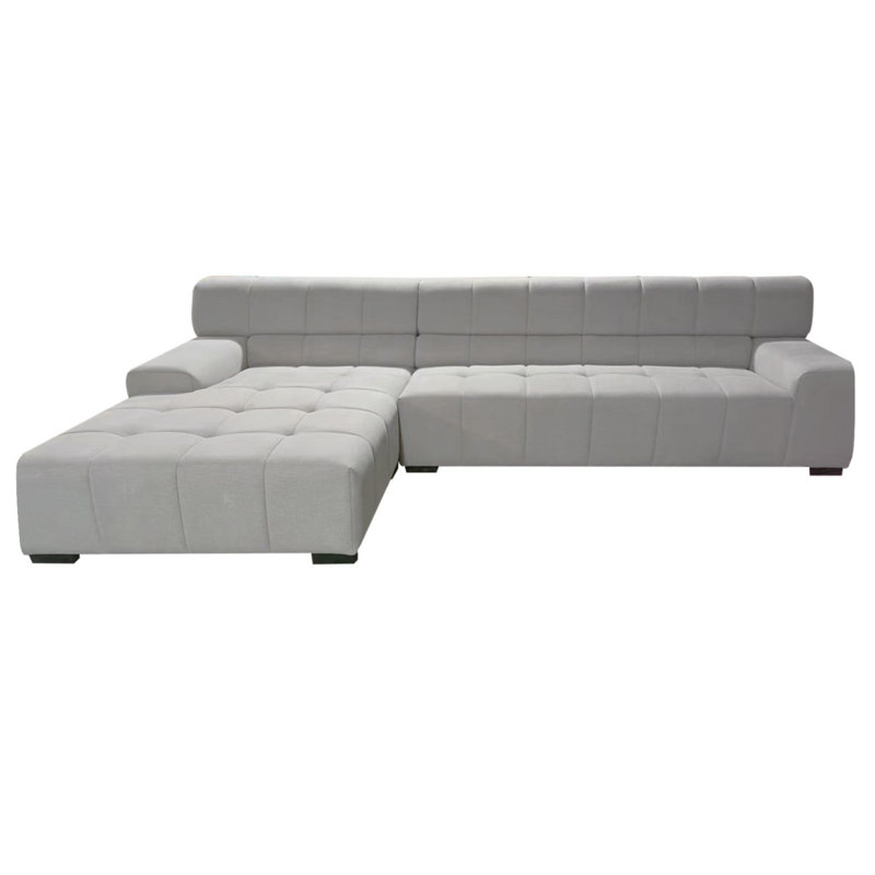 Modern Sofa Sectional Sofa, Light Gray