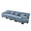 Canapé modulaire 4 places à assise profonde et canapé modulaire, canapé en chenille Canapé rembourré confortable pour salon, appartement, studio, bureau, chenille-594556567