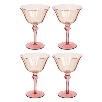 Verres à vin à deux tons