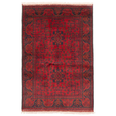 Tapis rouge Finest Khal Mohammadi 3 pi 5 po x 5 pi 0 po