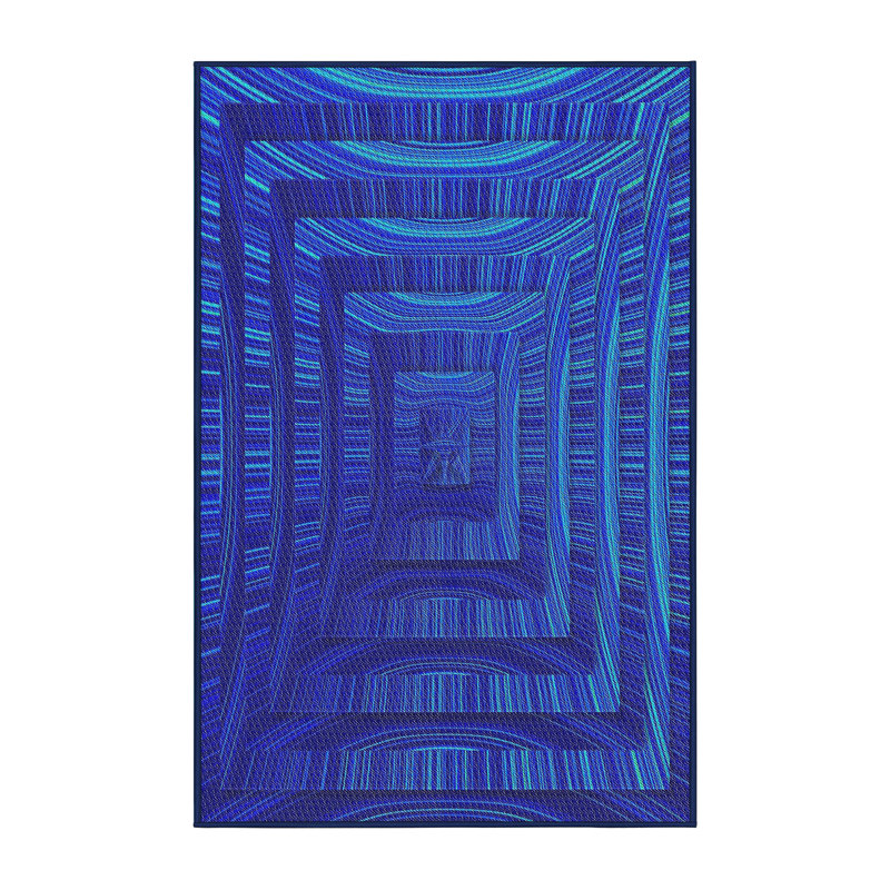 Geometric Indoor Rug, Rectangle 8' x 10'