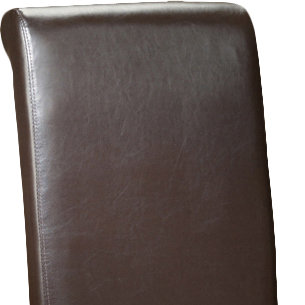 Astin Upholstered Dining Chair, Brown, 4