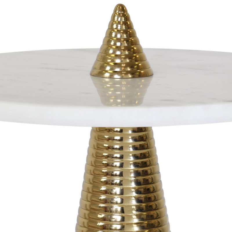 Pasha Marble Top End Table