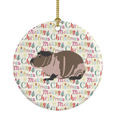 2.8'' Ceramic Animals Hanging Figurine Ornament