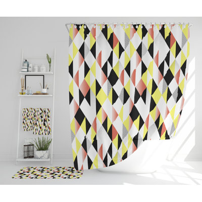 Neimantas Polyester Shower Curtain Set