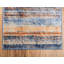 Tapis rayé bleu / orange / beige Aldana-40279138