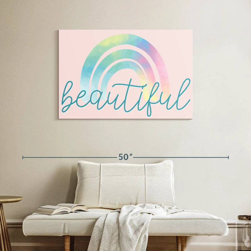 Ashelle magnifique arc-en-ciel, H 26 po x l 39 po