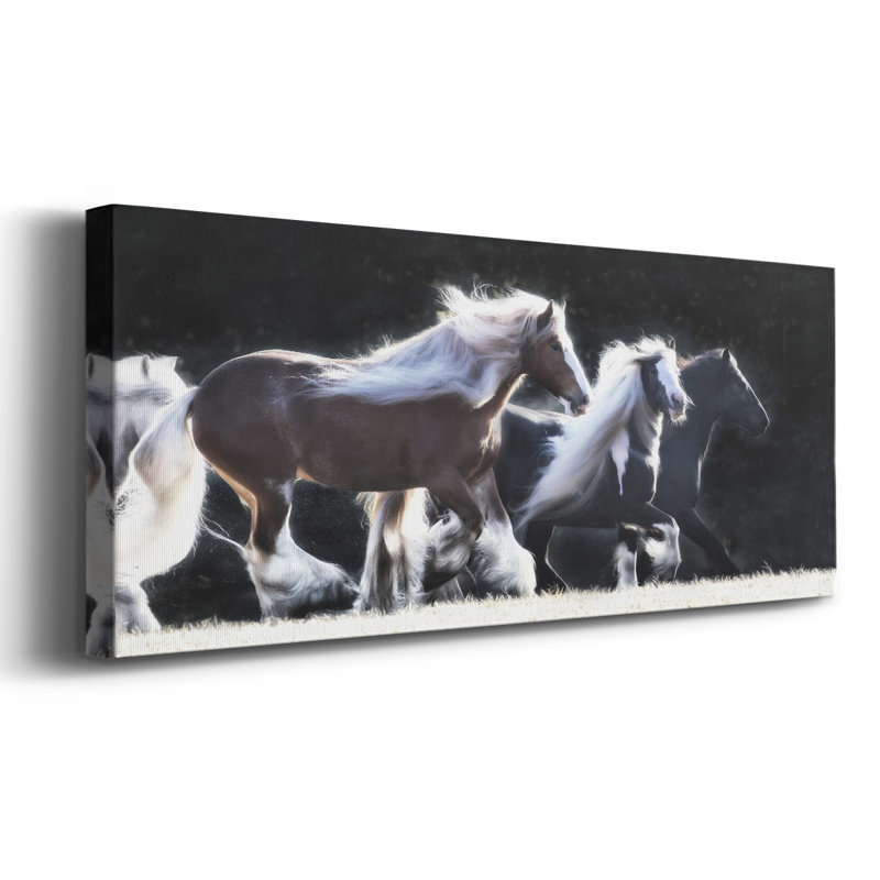 " Horse Motion X ", 24" H x 60" W x 1.5" D
