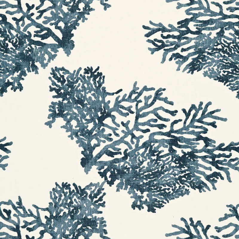 Great Barrier Reef Fabric, Indigo