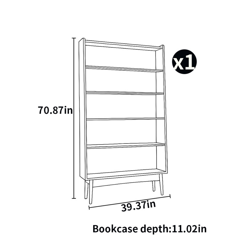 Bibliothèque de style médiéval rétro minimaliste