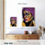 Leisha en turban mauve-108248942