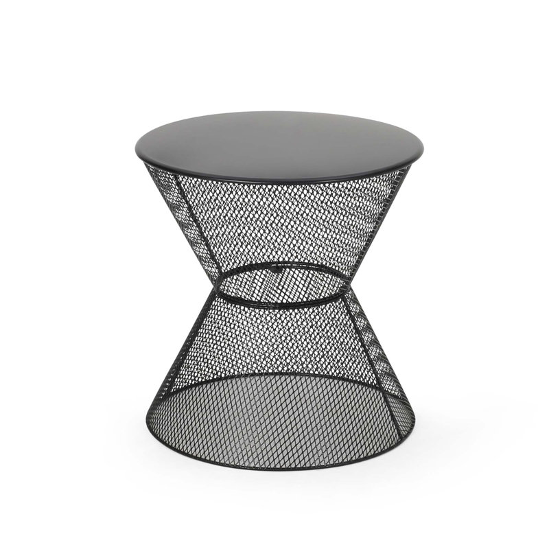 Stylish Hourglass Outdoor Side Table