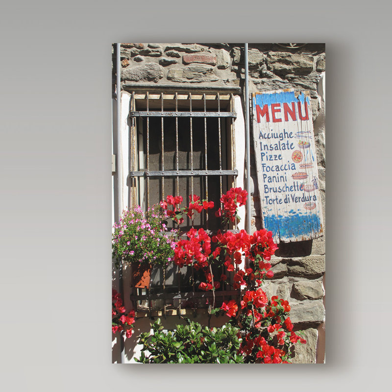 «Avis italien» de Avisha, reproduction de photo sur toile tendue, H 19 po x l 12 po