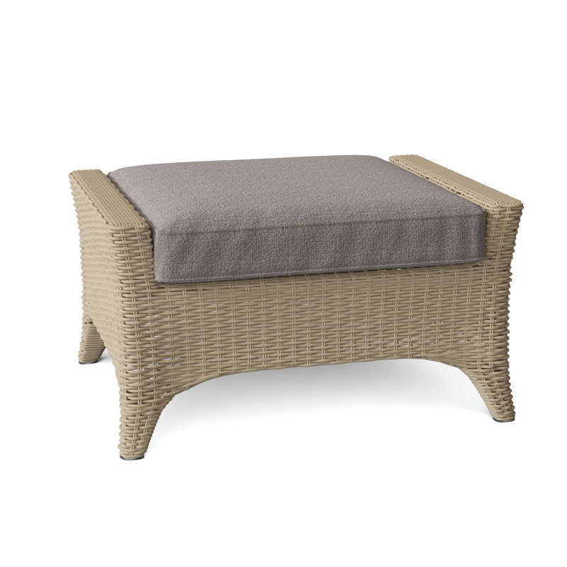 Cape Cod Outdoor Ottoman, Ash, Cape Cod White