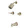 Concord 2-Handle Tub and Shower Faucet with Rough-in Valve, Trim, and Diverter