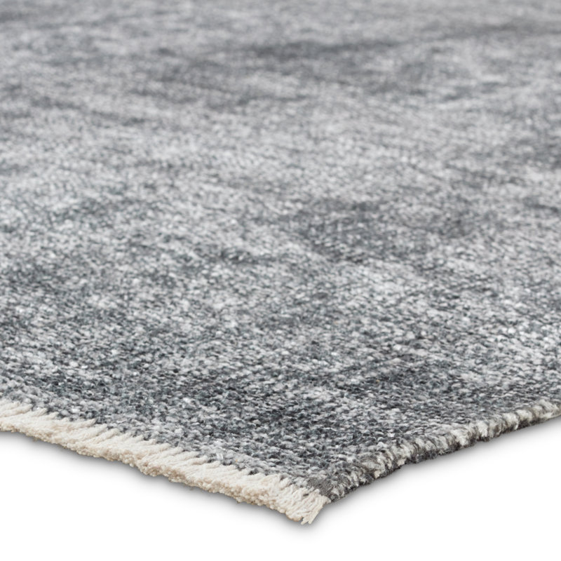 Tapis gris clair tissé à la machine Vibe par Jaipur Living Tiaret (5 pi x 8 pi), Rectangle de 5 pi x 8 pi