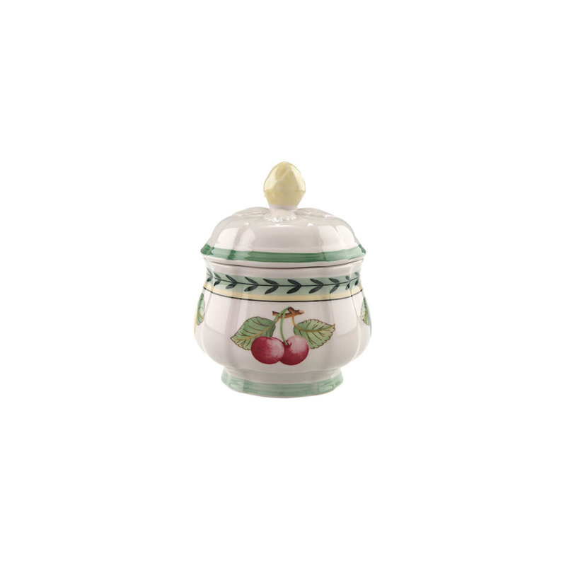 Villeroy & Boch French Garden 6.75 oz. Fleur Sugar Bowl with Lid