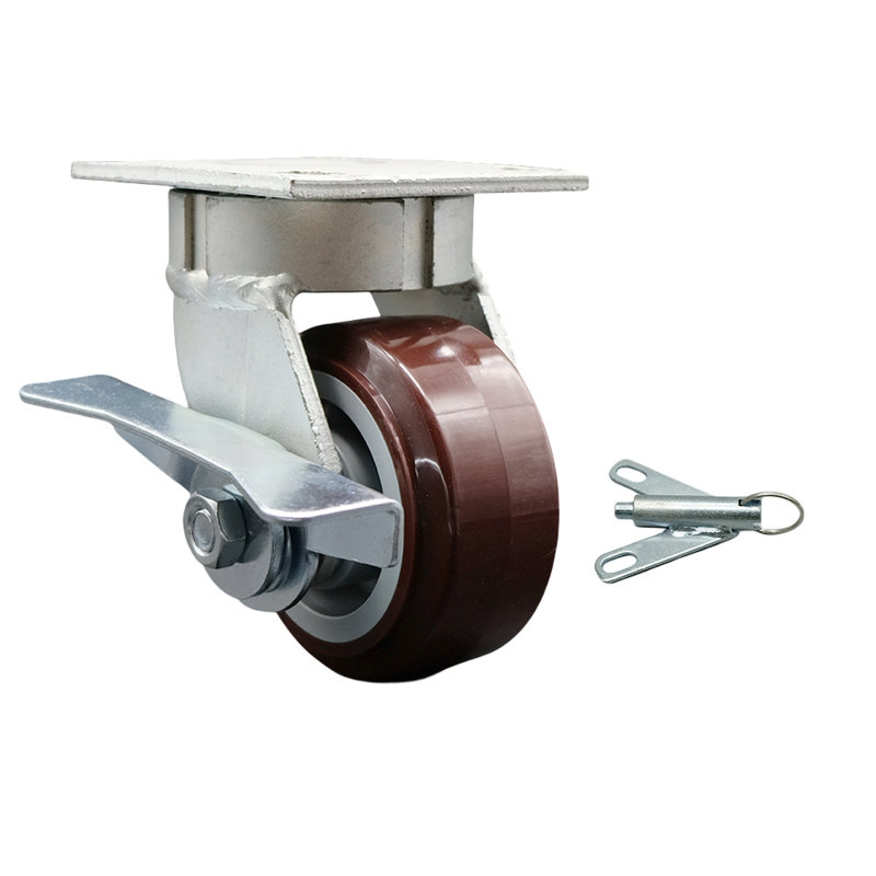 Roulettes pivotantes en polyoléfine Kingpinle
