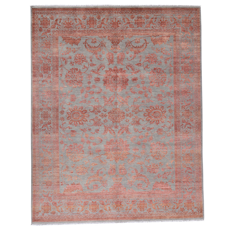 Tapis rectangulaire noué à la main