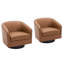 72Cm Wide Swivel Barrel Chair-1614842815