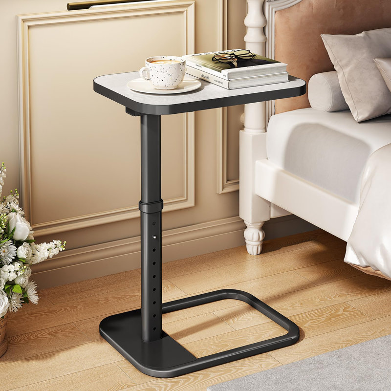 Table d'appoint rabattable, Blanc