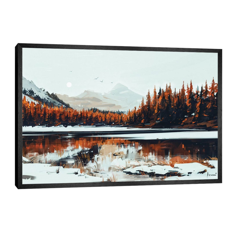Serenity by Alena Aenami - Floater Frame Print on Canvas, Black Framed, 66.04 cm H x 45.72 cm W