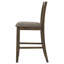 Ensemble de 2 chaises de salle à manger rembourrées à hauteur de comptoir