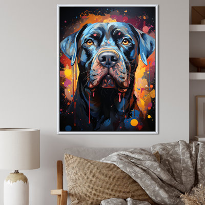 Cane Corso Confidence II sur toile