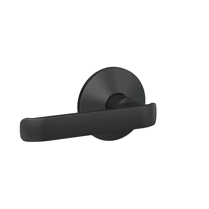 Serrure à clybourn avec kinsler rose anti-rotation, Noir mat