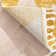 Markos Triangles Modern Kids Geometric Yellow Area Rug