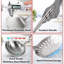 Ensemble 9 pièces d'ustensiles de cuisine, ensemble d'ustensiles de cuisine en acier inoxydable 304, accessoires de cuisine en métal, comprend une louche à soupe, une cuillère écumoire, une cuillère à spaghetti et une spatule, va au lave-vaisselle
