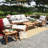 Brunswick Teak Outdoor Side Table-45256520