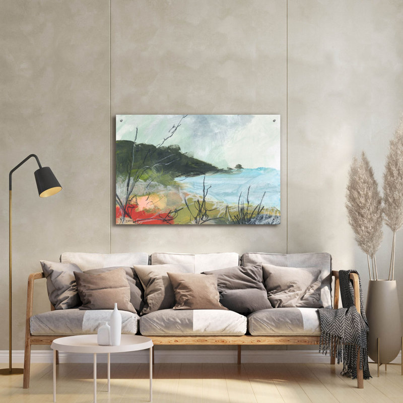 «Wandering No. 2» par Jan Weiss, art mural en verre acrylique, H 24 po x l 36 po x P 0,2 po