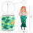 Mermaid Wind Friend Polyester Wind Sock