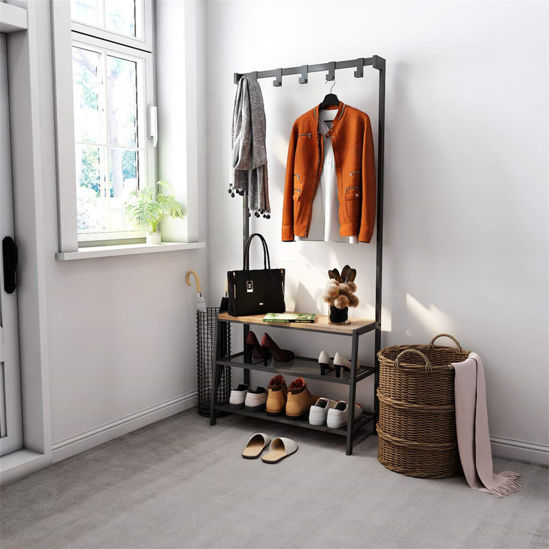 Aurellia Freestanding 5 - Hook Coat Rack