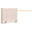 Meuble-lavabo de salle de bain avec lavabo supérieur, armoire à miroir moderne avec barre à serviettes, armoire de rangement pour salle de bain avec 2 portes et 6 tiroirs-1403176599