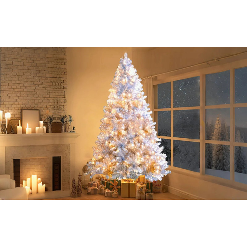 Ensemble d'arbre de Noël avec support en métal