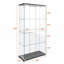 Vitrine en verre avec lumières DEL