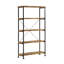 Bibliothèque de style rustique avec 4 tablettes ouvertes Columbus-413158839