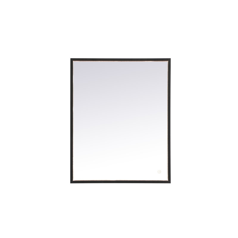 Piche Aluminium Mirror, Black, 24" x 30"