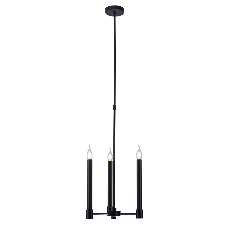 Dyle 3 - Light Iron Dimmable Chandelier