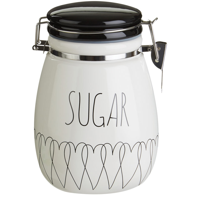 Soultz Stoneware Jar – Clip Top Lid Sugar Canister