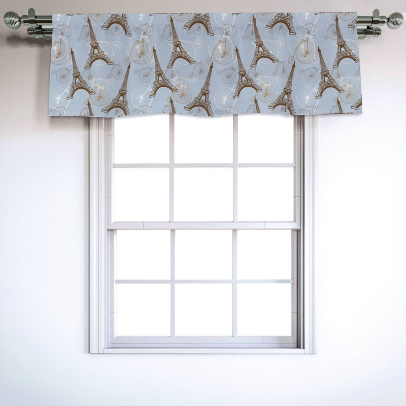 Sateen Ruffled Window Valance