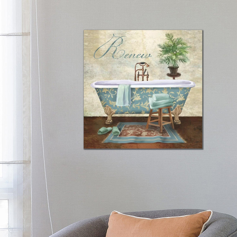 Bath Renew by Conrad Knutsen - Wrapped Canvas Gallery-Wrapped Canvas Giclée, 66.04 cm H x 66.04 cm W