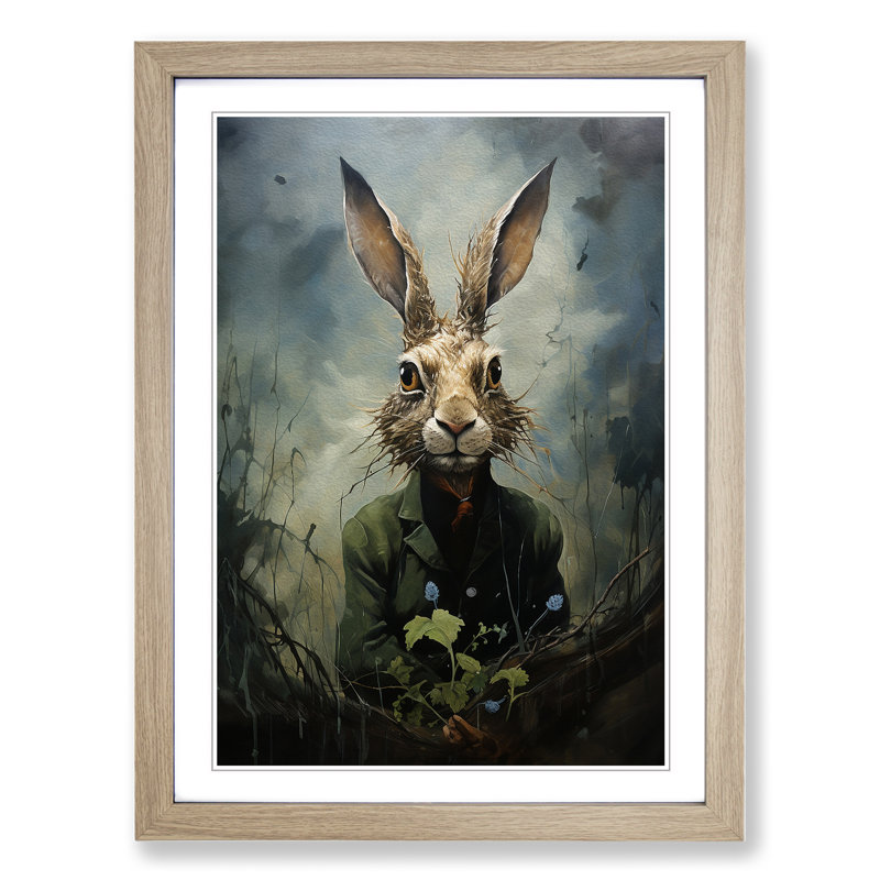 Hare Conceptual No.2 - Framed Print