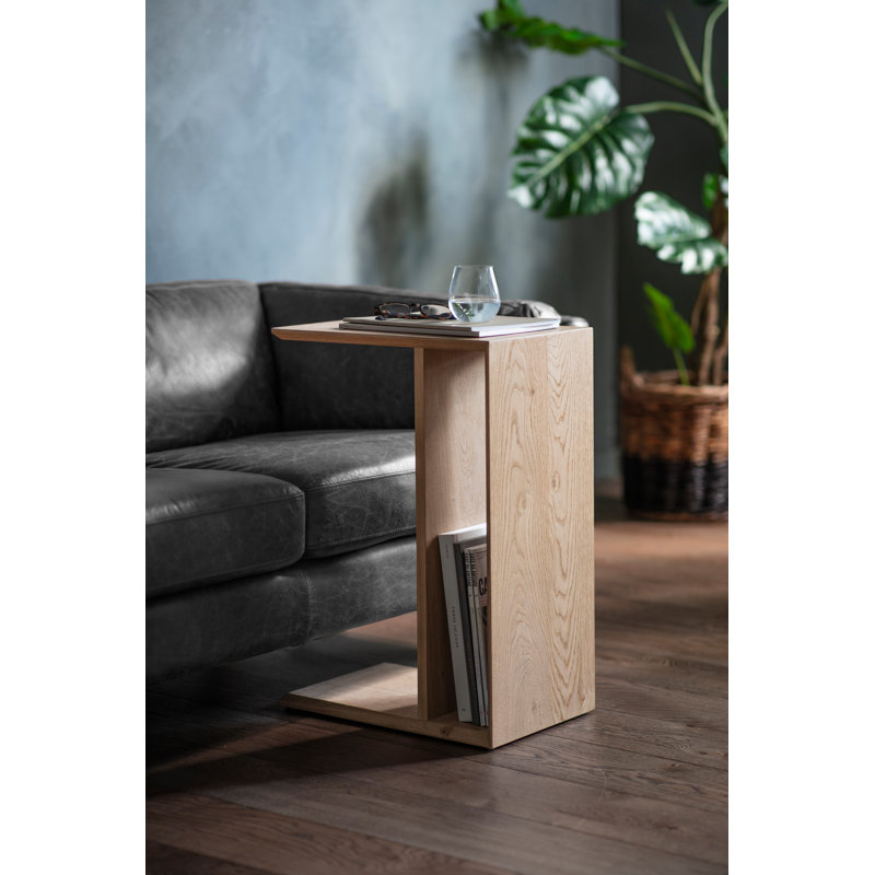 Branford Solid Wood C Table End Table