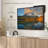 Banff Mountain Sunset Canvas Print-102691793